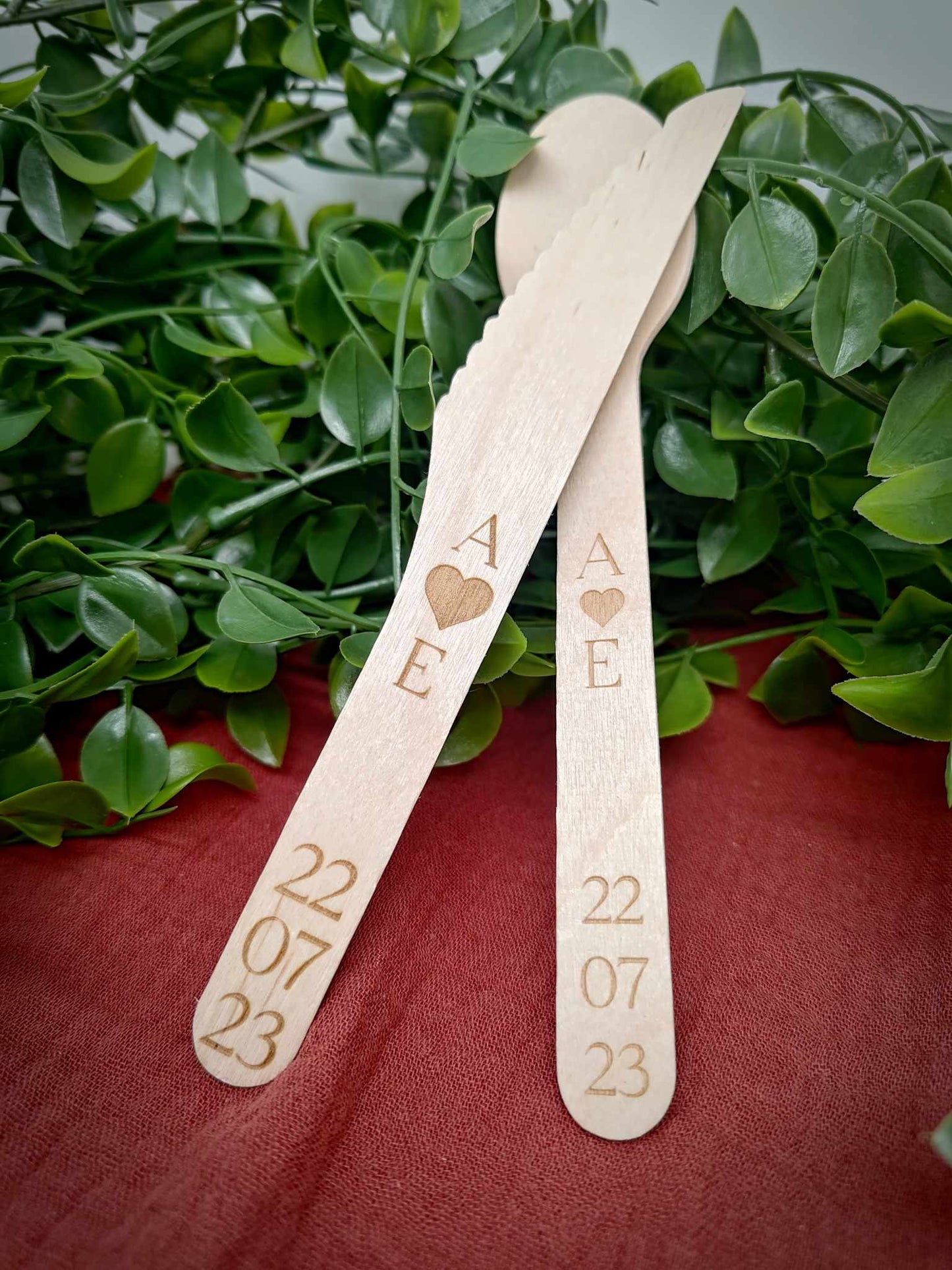 Couverts en bois écologiques