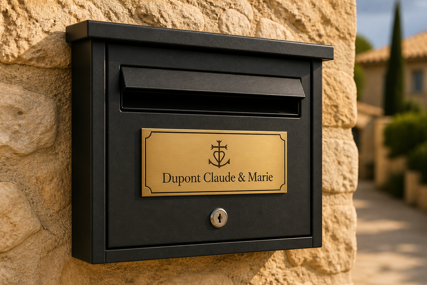 Etiquette de boîte aux lettres