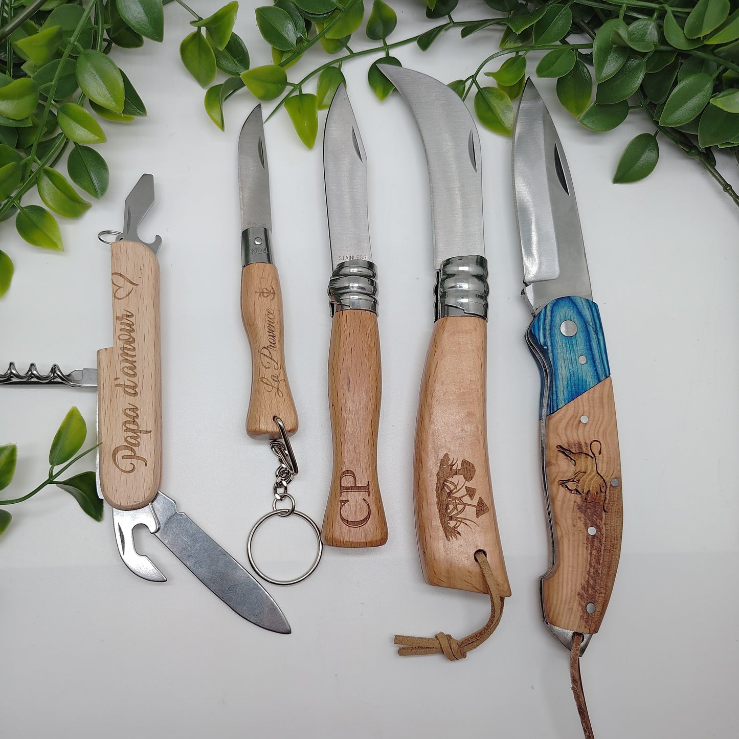 Couteau pliable personnalisé