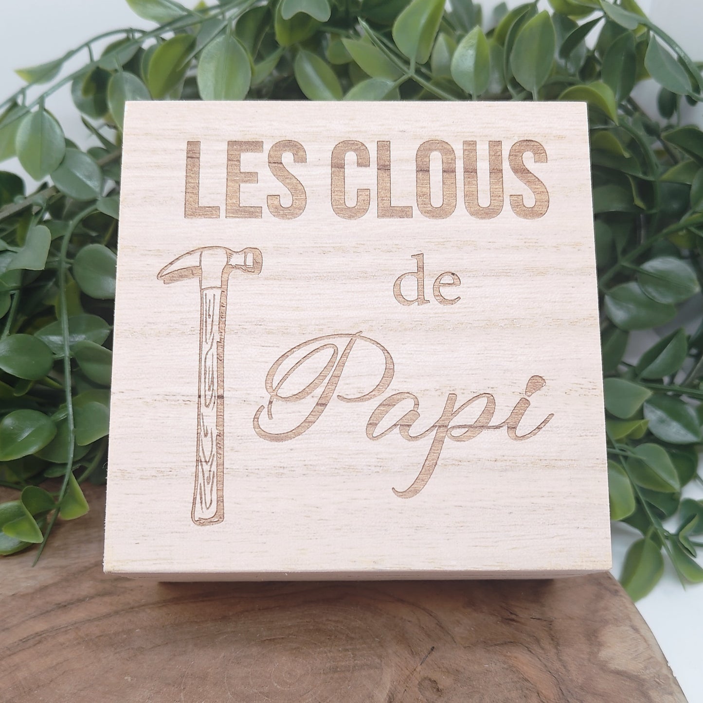 Boîte en bois pour petits objets
