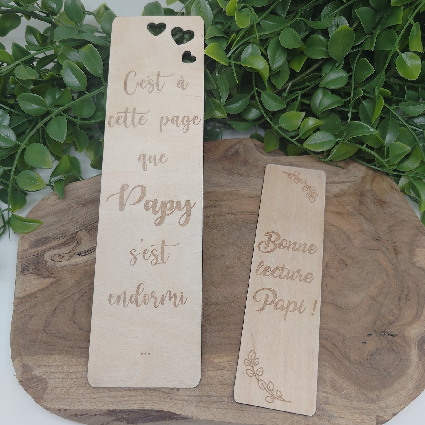 Marque-page en bois fin