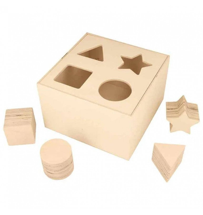 Jeu encastrement en bois