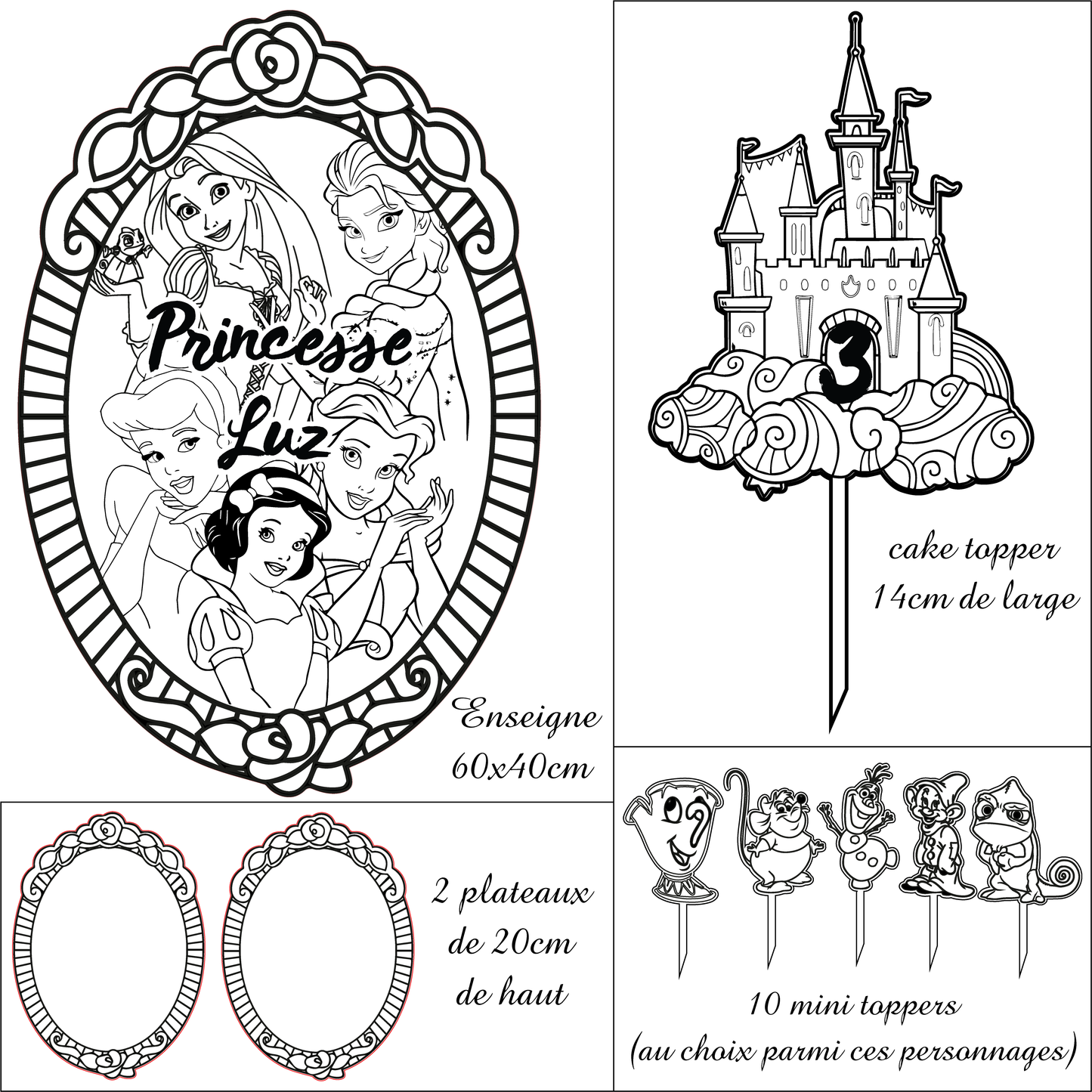 Kit anniversaire à thème