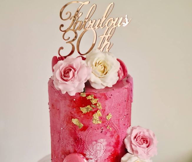Lot de 5 cake toppers