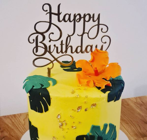 Lot de 5 cake toppers