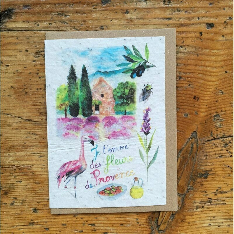 Carte à planter anniversaire