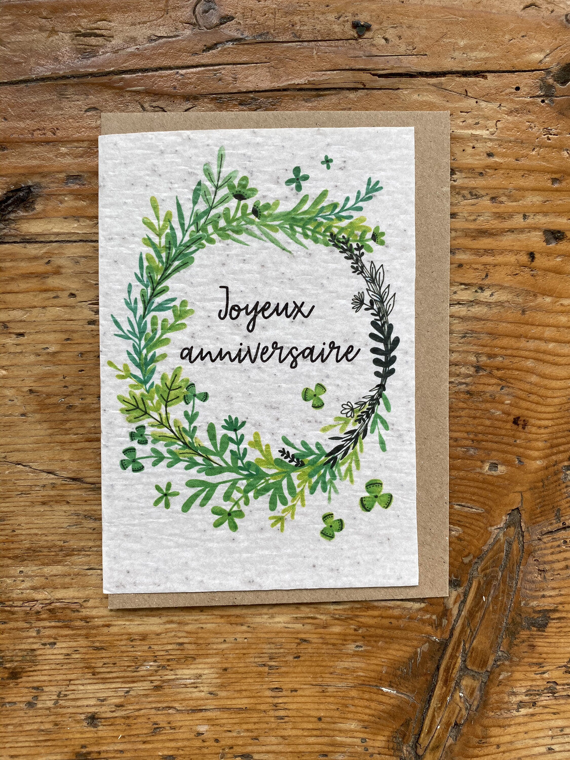 Carte à planter anniversaire