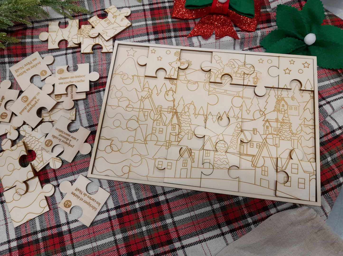 Calendrier de l'Avent puzzle