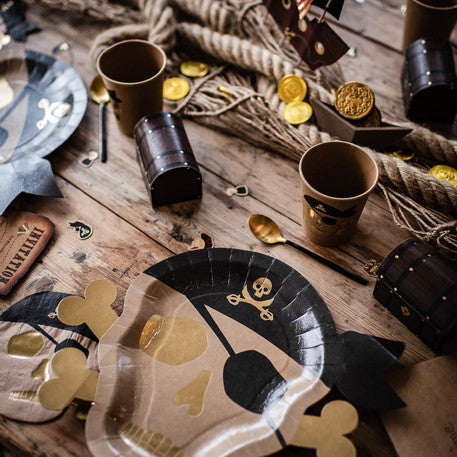 Lot de 8 verres pirate