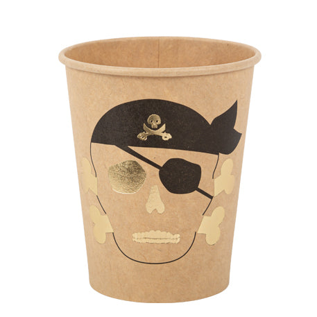Lot de 8 verres pirate