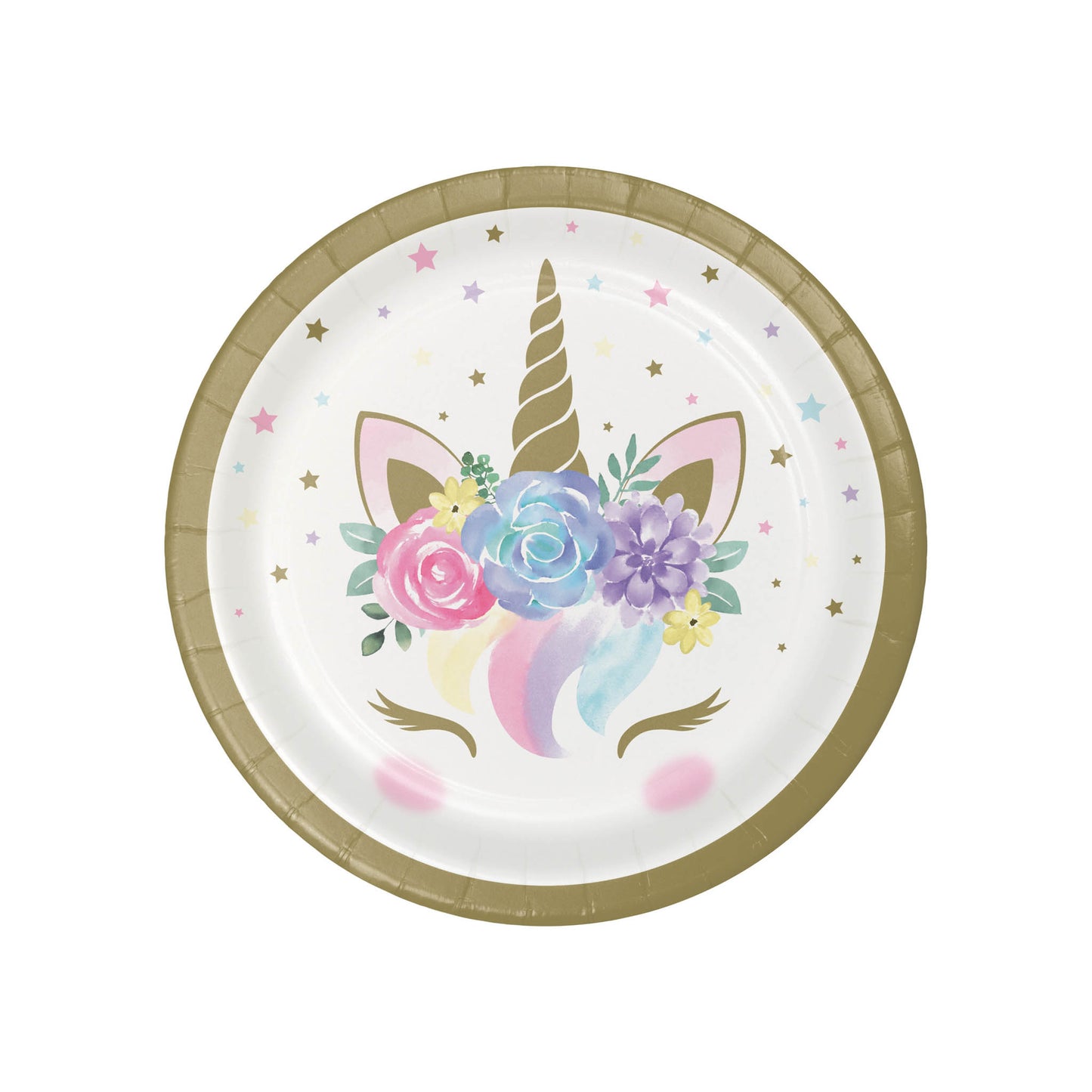 Lot de 8 assiettes licorne