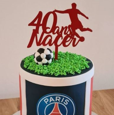 Cake topper anniversaire