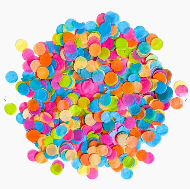 Confettis en papier
