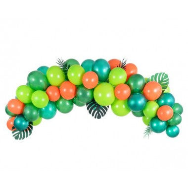 Arche à ballons jungle / tropical / dinosaures