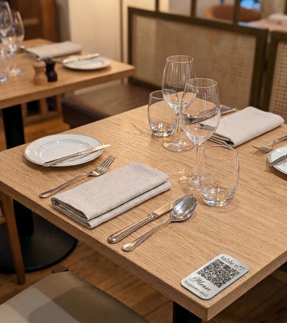 Numéro de table QR code