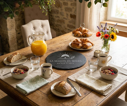 Assiette en Ardoise