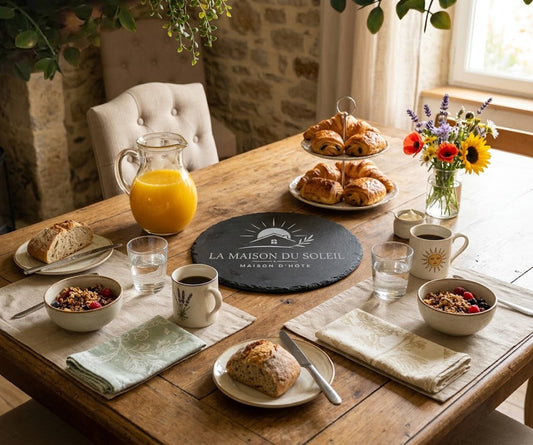 Assiette en Ardoise