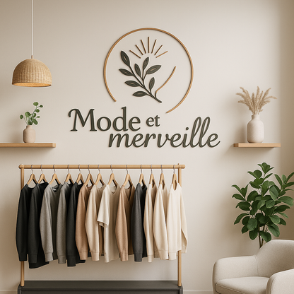 Décoration murale personnalisée en 2D