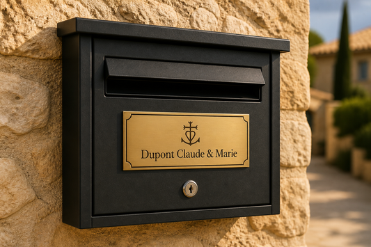 Etiquette de boîte aux lettres