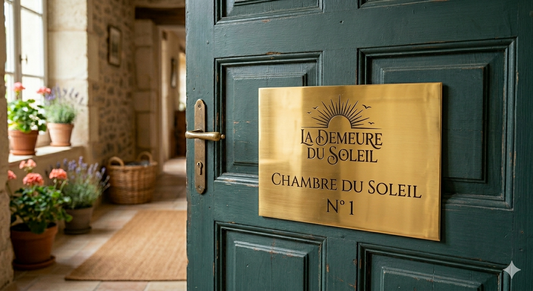 Plaque de porte personnalisée