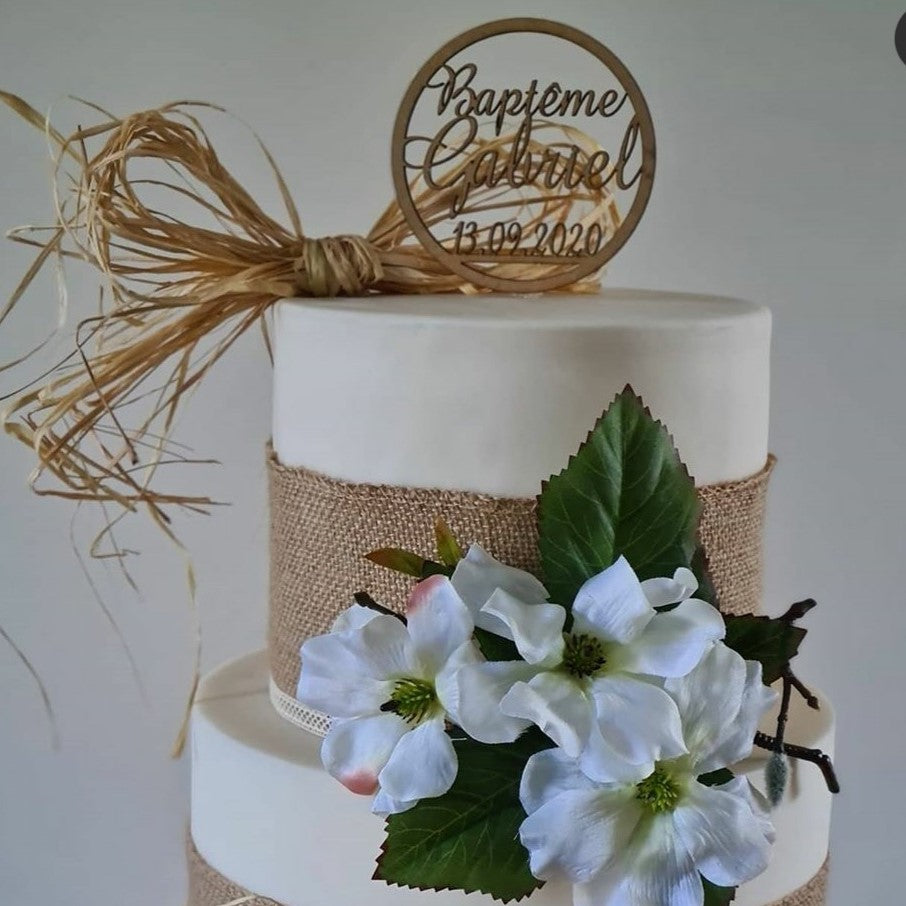 Cake topper Baptême / Communion