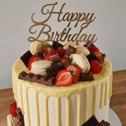 Cake topper anniversaire