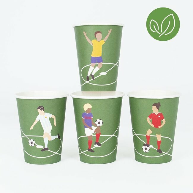 Lot de 8 verres foot