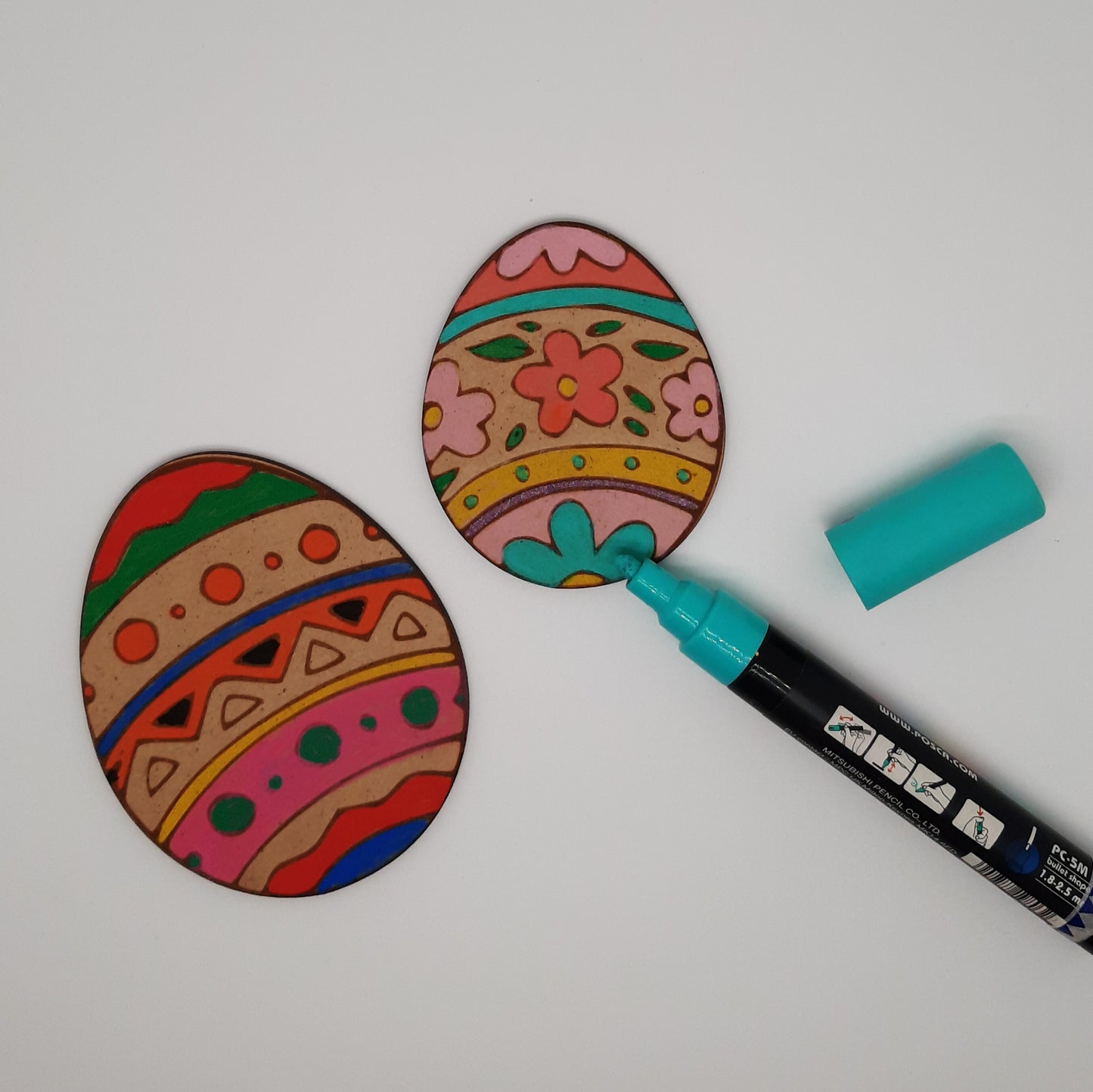 Lot de 6 oeufs de Pâques à personnaliser